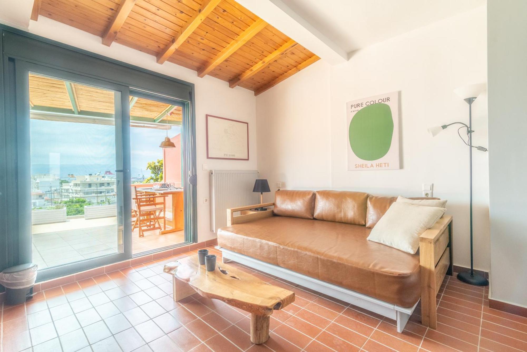 City Loft Near The Airport With Seaview Heraklion  Luaran gambar