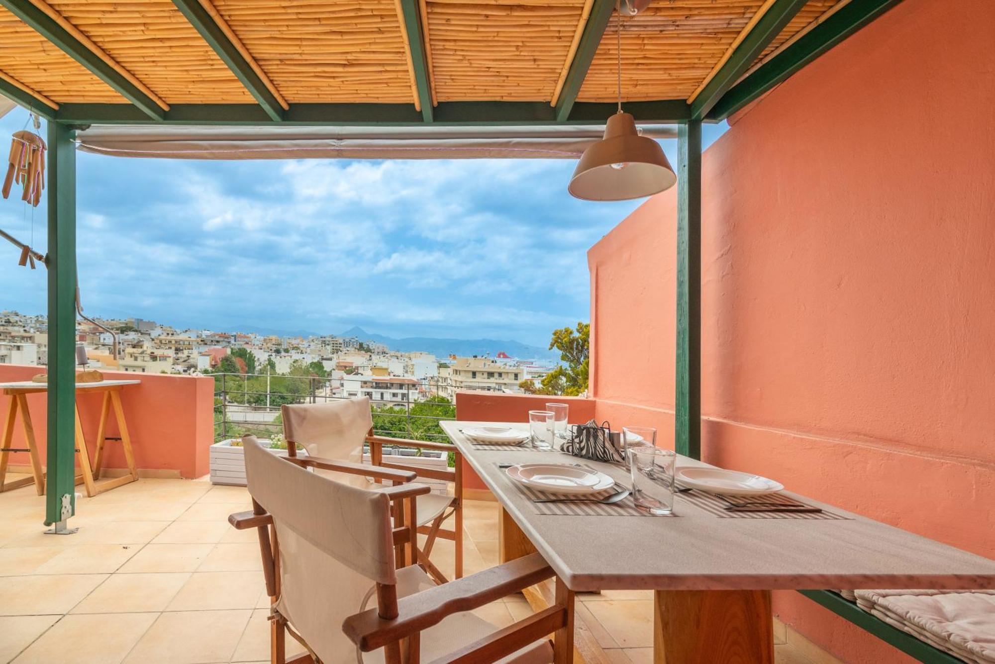City Loft Near The Airport With Seaview Heraklion  Luaran gambar